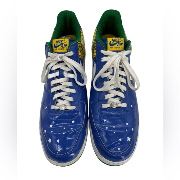 Nike AIR FORCE 1 PREMIUM COLLECTION ROYALE 'RONALDINHO' Size 18 - RARE - Picture 8 of 16